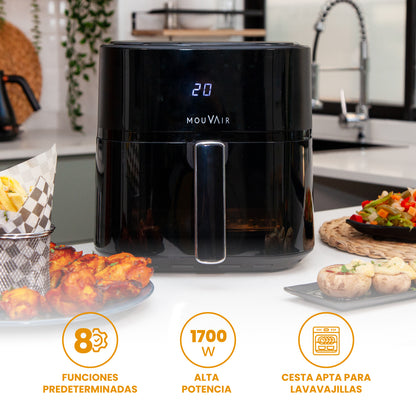 Freidora de Aire 6 L Mouvair Clear Fry