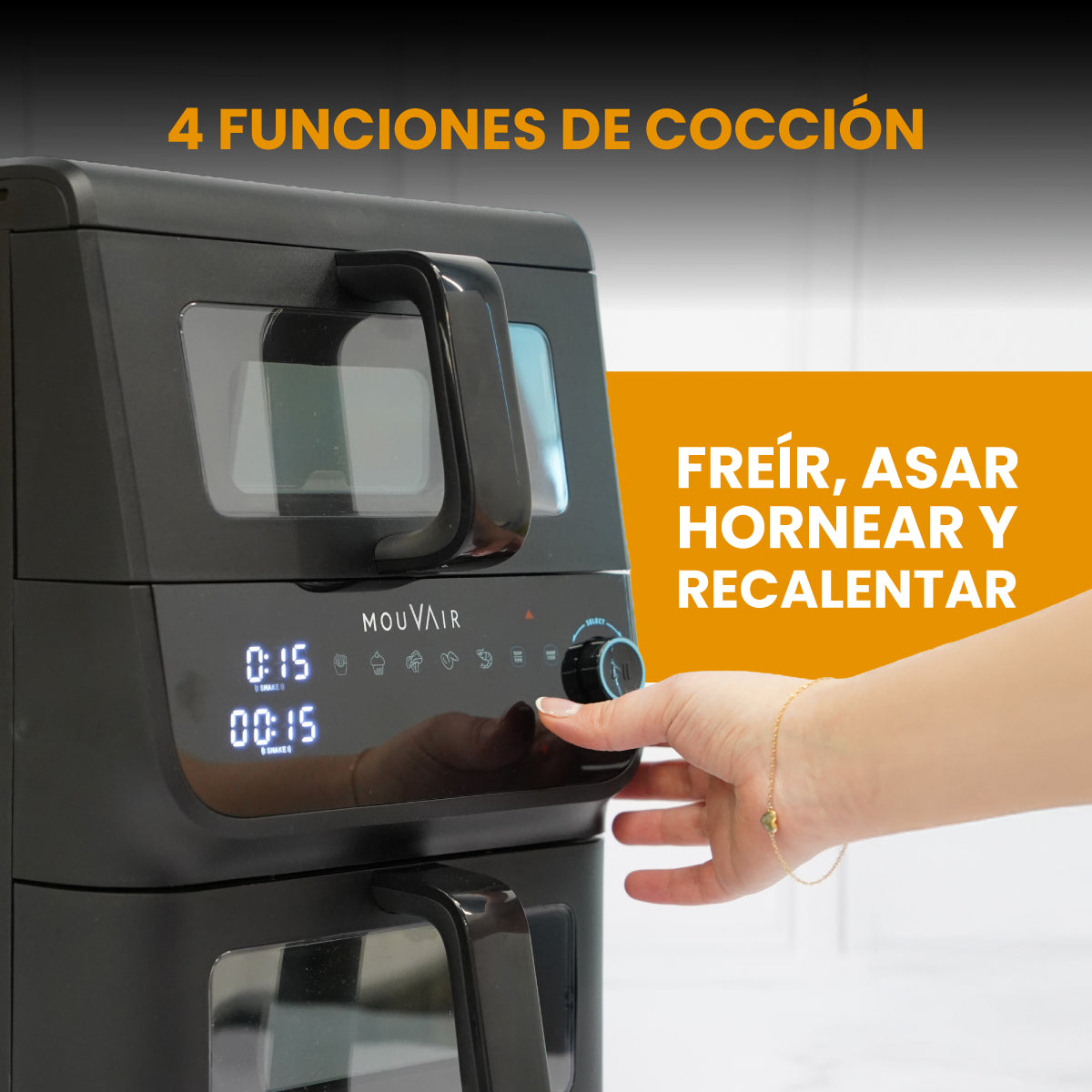 Freidora de aire Duo 10 litros