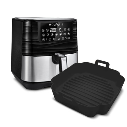 Freidora de Aire 5.5L Mouvair Gourmet + Molde de Silicona
