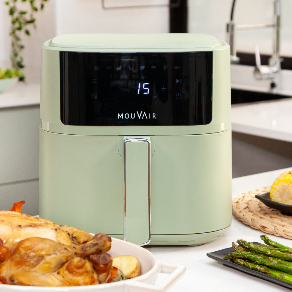 Verde Freidora de Aire 6L Mouvair Fry