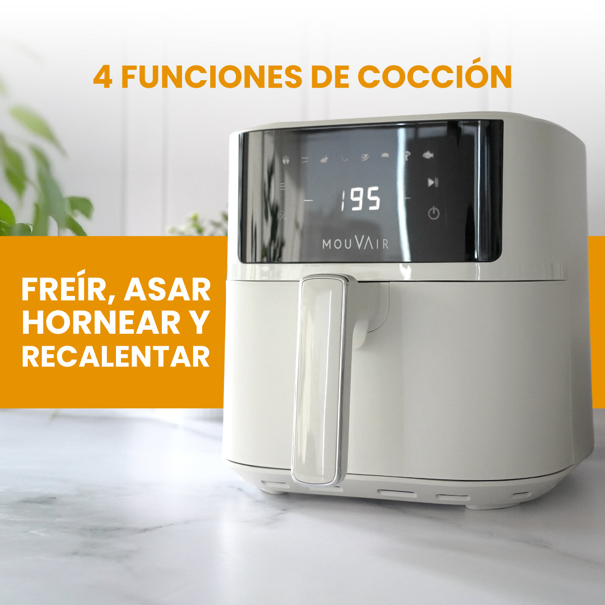 Freidora de Aire 6 L Mouvair Fry