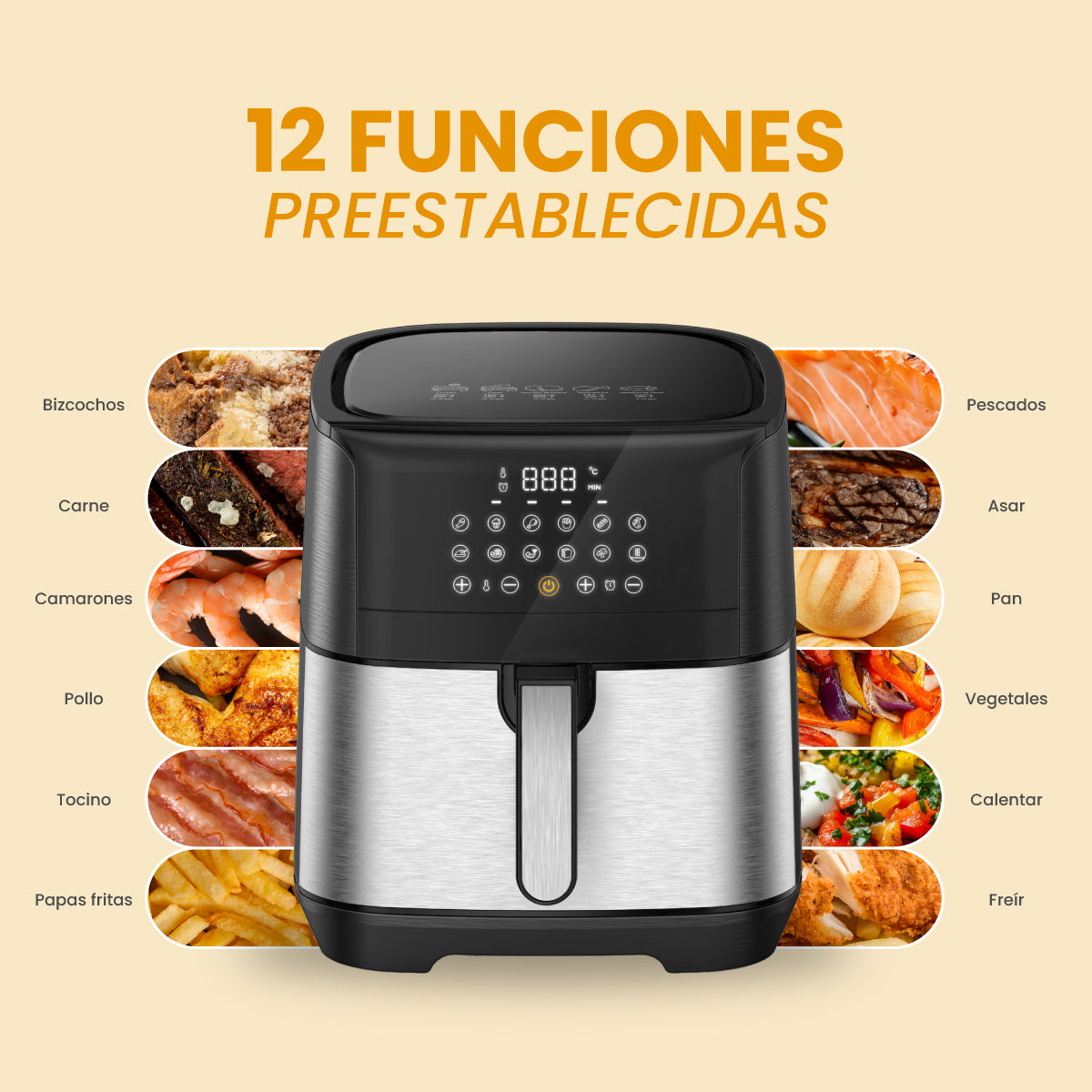 Freidora de Aire 7L Mouvair Gourmet
