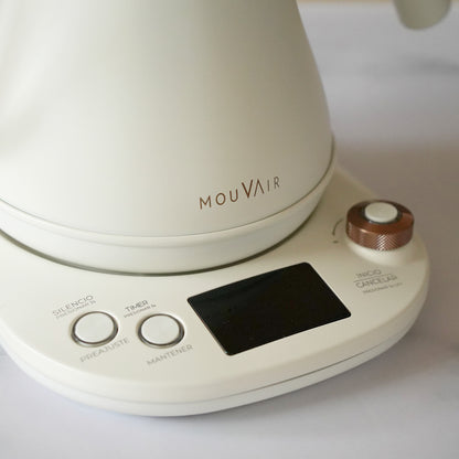 Pack Hervidor Inteligente Mouvair Swan + Molinillo de Café Eléctrico