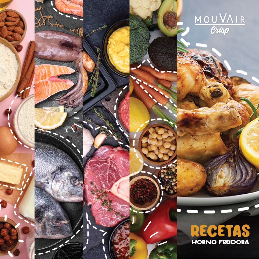 recetario horno freidora