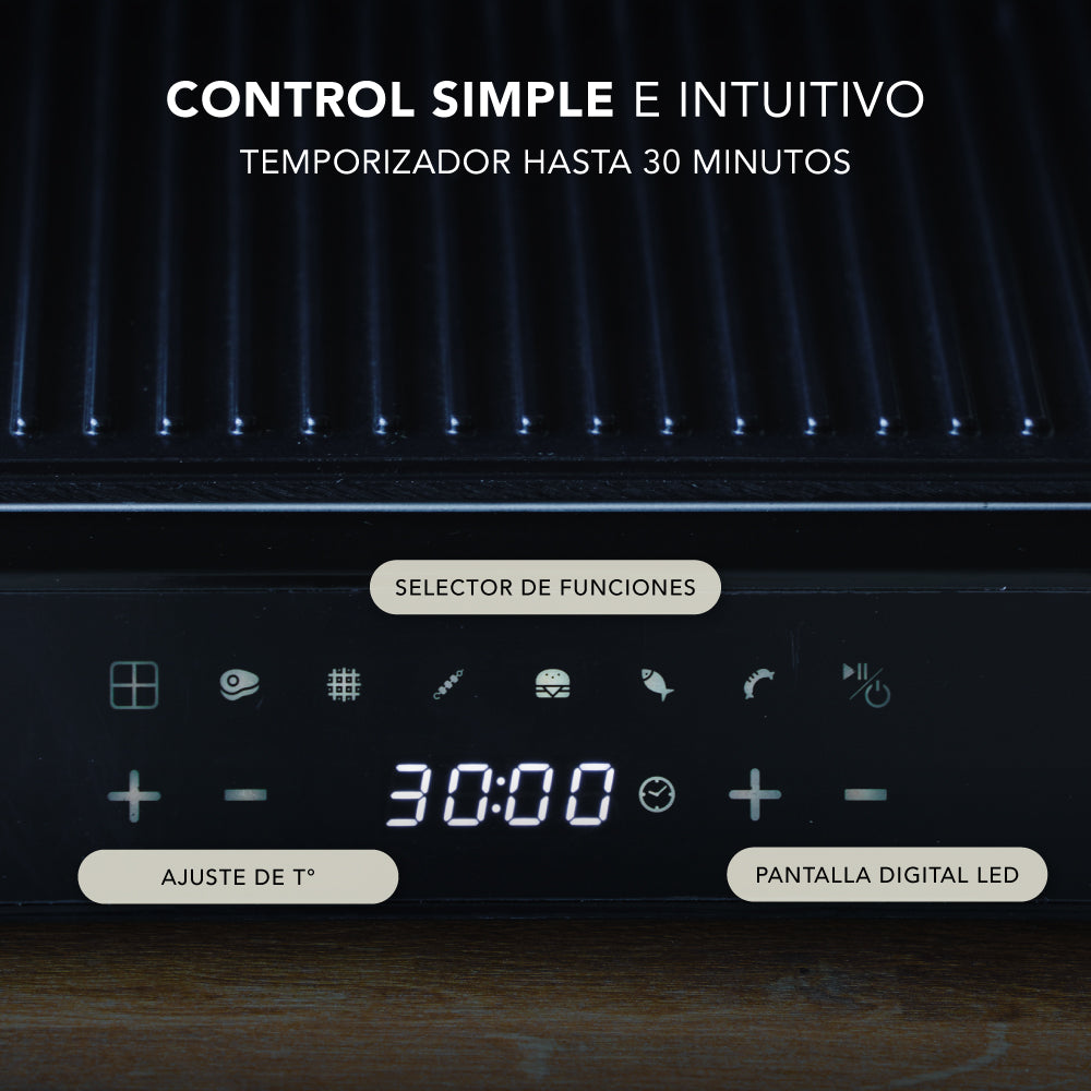 Preventa Plancha Eléctrica Iron Chef 3 en 1: Waflera, Sandwichera y Grill