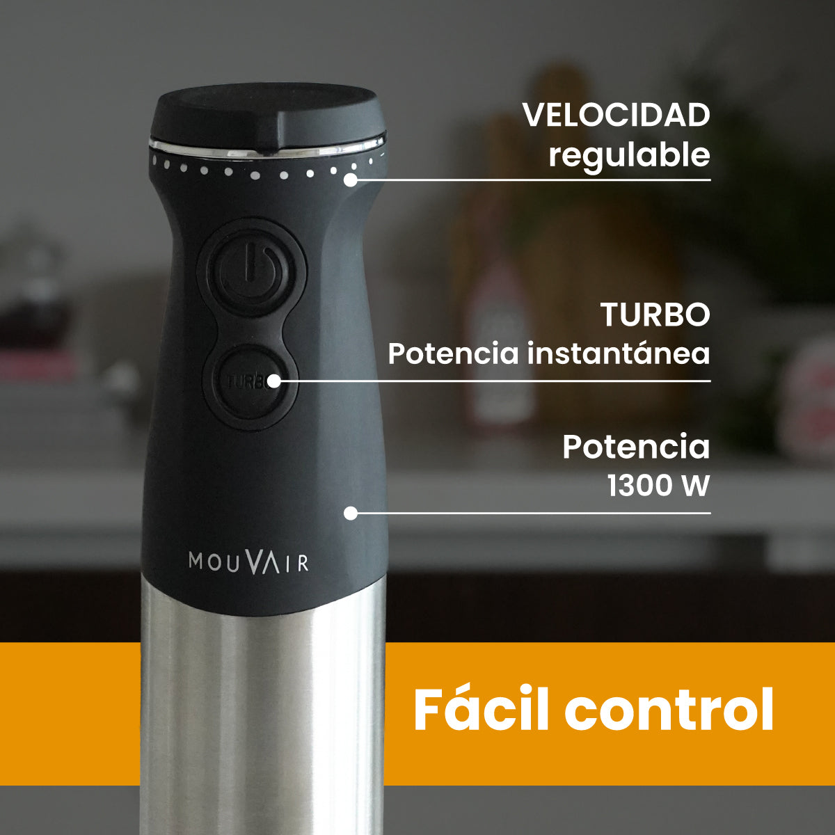 Minipimer y Batidora Mouvair Mixer 1300W