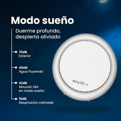 Purificador de Aire Mouvair Om + Filtro HEPA H13