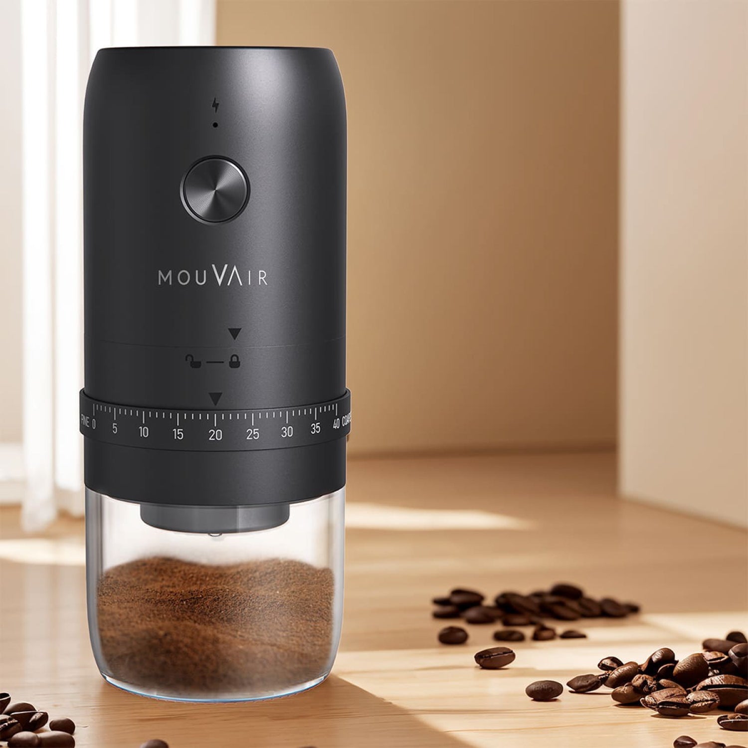 Molinillo de Café Eléctrico Ajustable