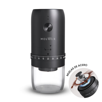 Molinillo de Café Eléctrico Ajustable con Muelas de Acero Versión Pro