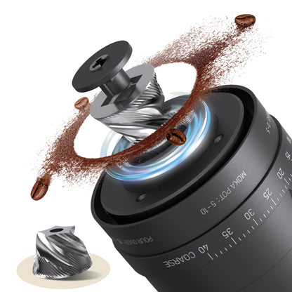 Molinillo de Café Eléctrico Ajustable con Muelas de Acero Versión Pro