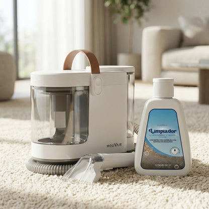 Pack Aspiradora Lava Tapiz Mouvair Jet + Limpiador de alfombras y tapices