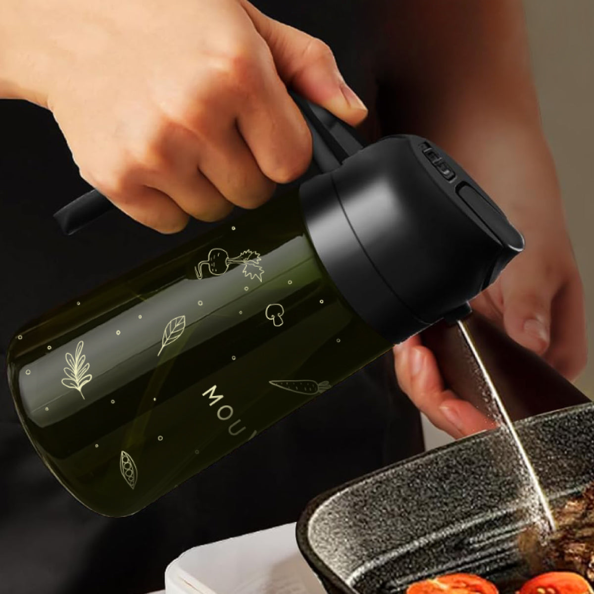Pack Freidora Fry 6L + Rociador de Aceite + Molde de Silicona