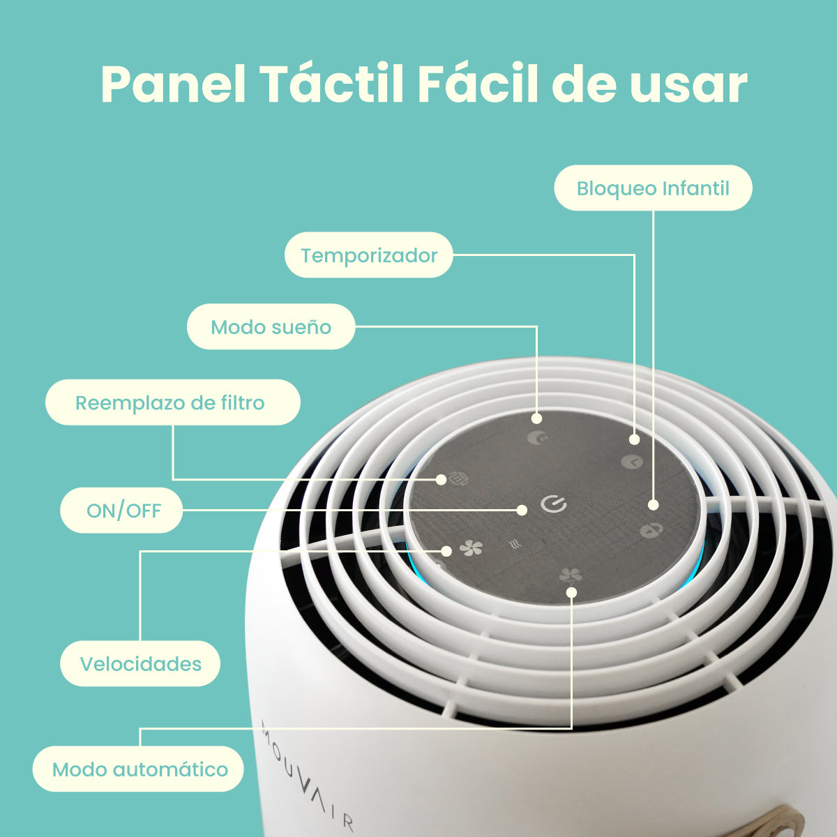 Purificador de aire Mouvair Vital