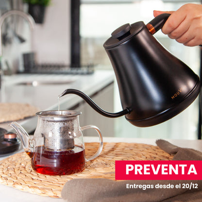 Preventa Hervidor Eléctrico Inteligente Cuello Cisne Negro