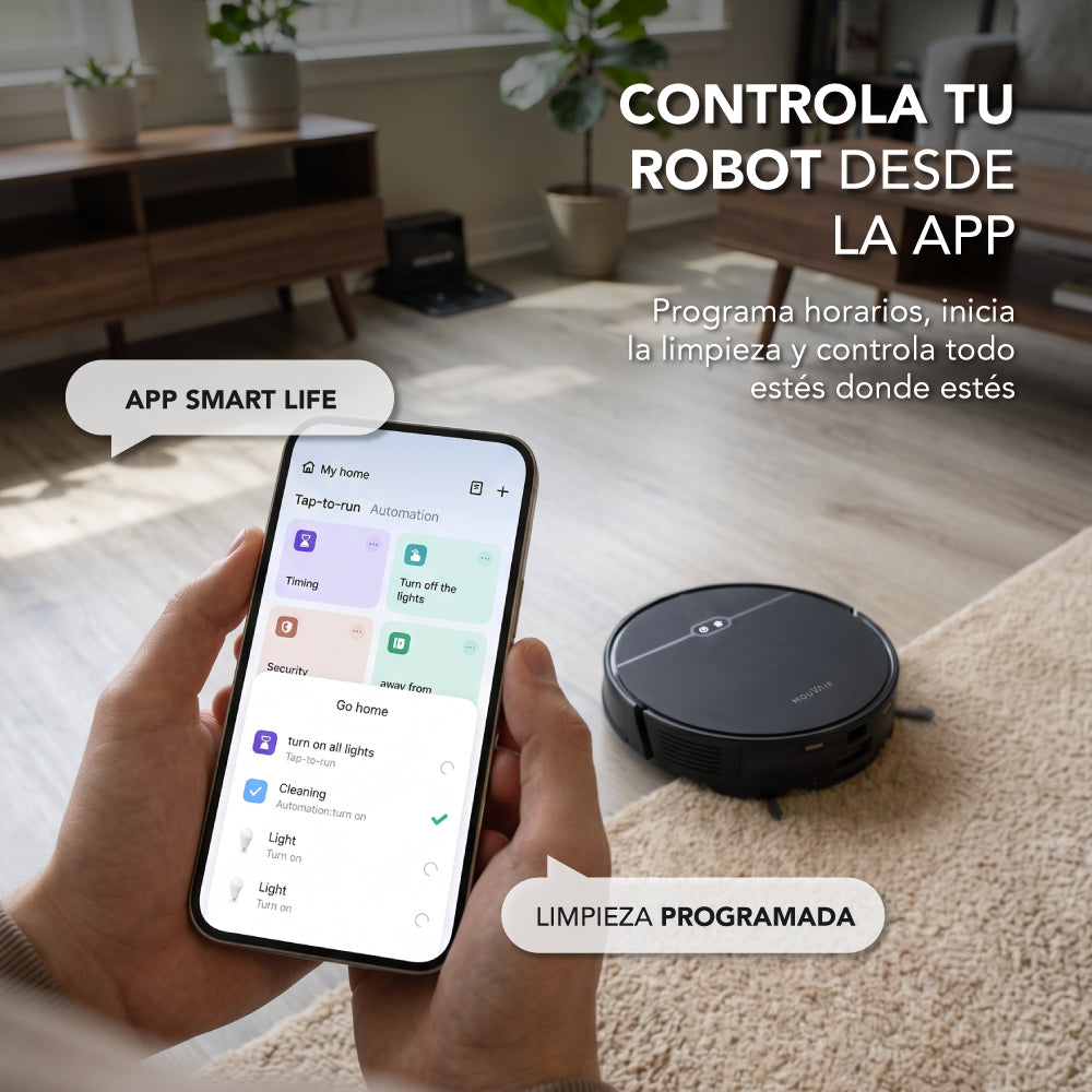 Aspiradora Robot y Trapeadora Mouvair Smart Clean