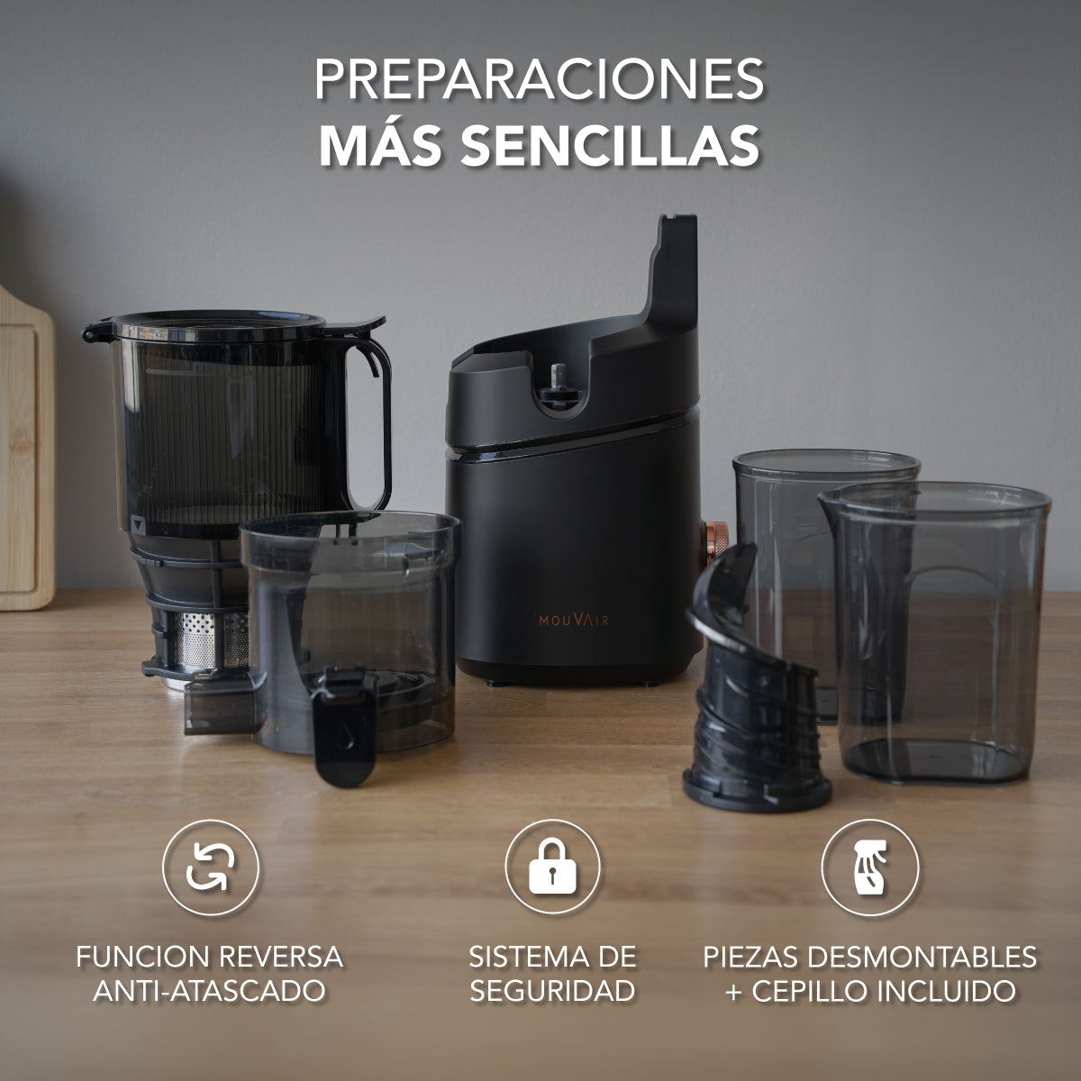 Preventa Prensadora de Jugo en Frío Mouvair Vita