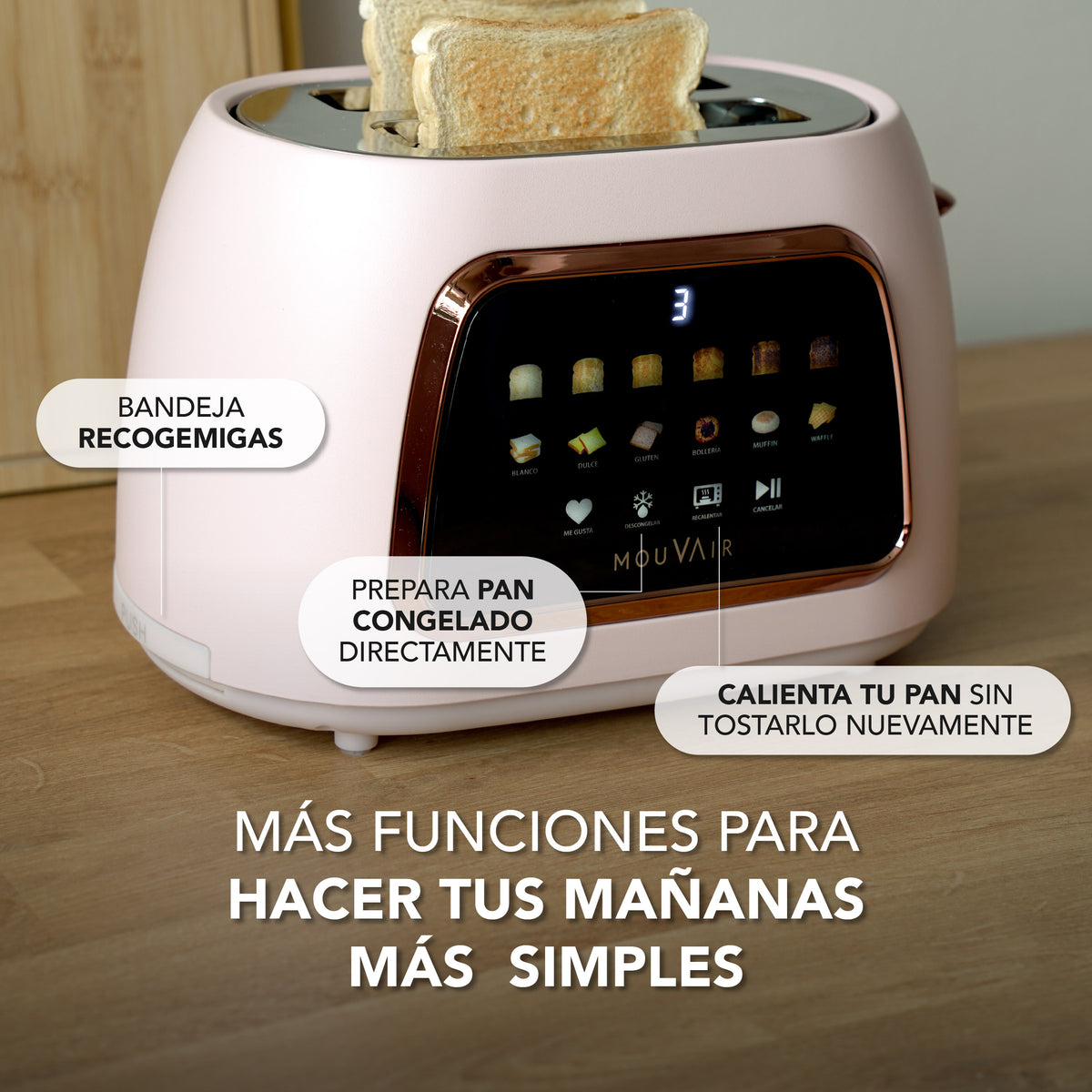 Preventa Tostadora Inteligente Mouvair SmartToast (Edición Limitada)