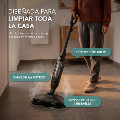 Mopa a vapor giratoria Mouvair Spin