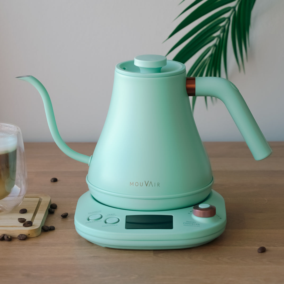 Hervidor Eléctrico Inteligente Cuello Cisne Mouvair Swan